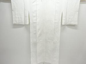 流水に牡丹・菊模様織り出し単衣長襦袢